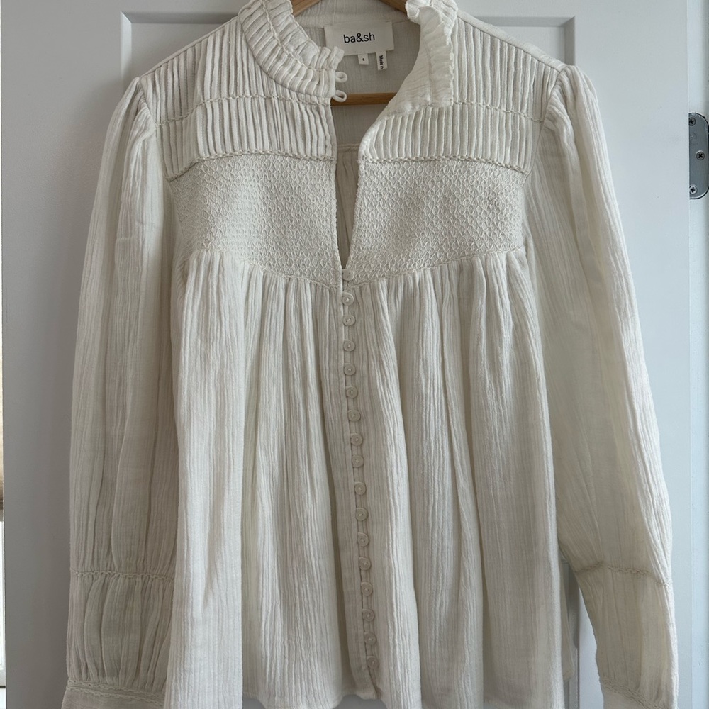 ba&sh Cotton Blouse